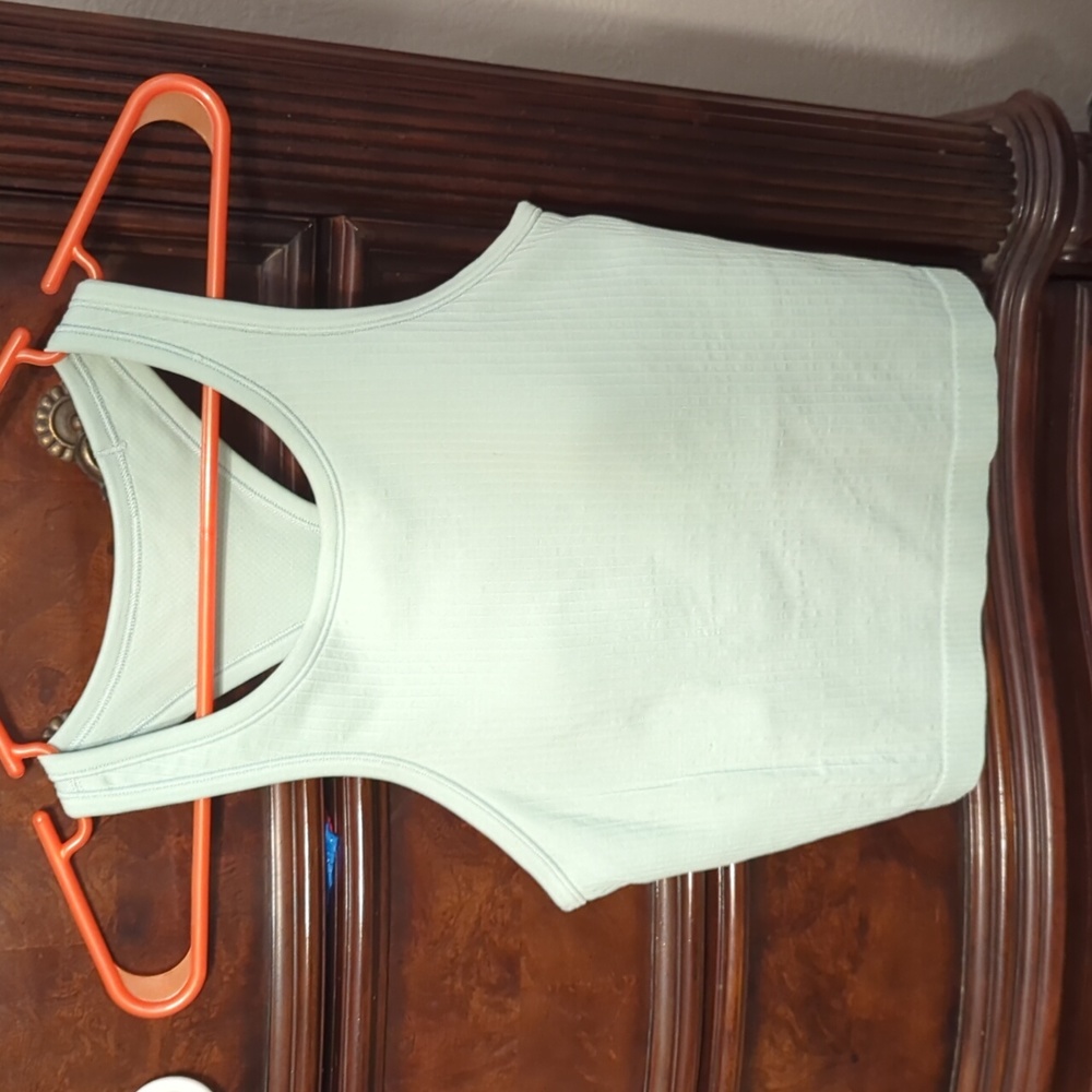 Lululemon Ebb to Street Crop Tank Delicate Mint Size 8